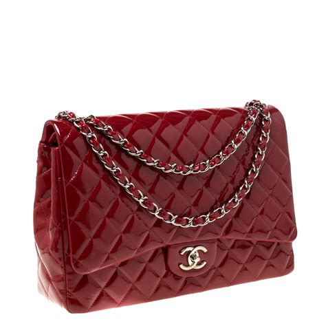 chanel classic flap red 2015|Chanel vintage classic flap.